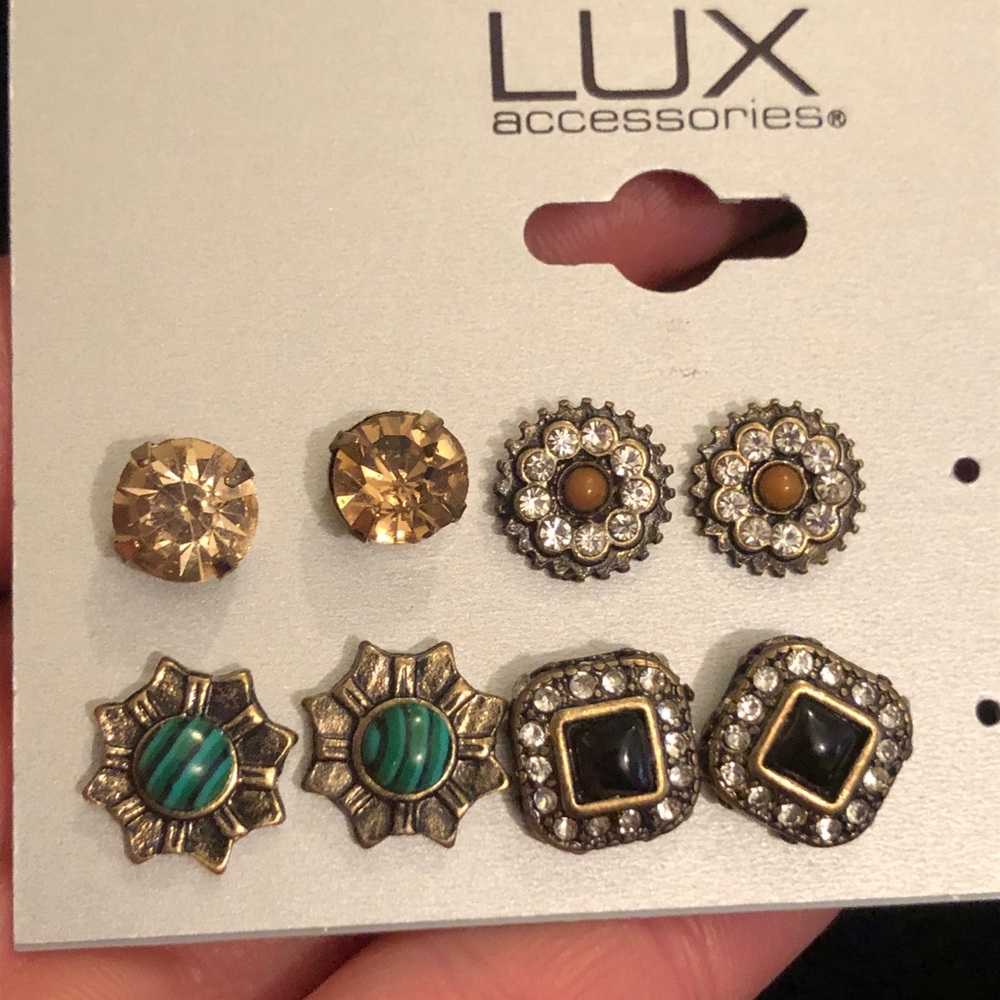 LUX Brand Boho Stud Earrings
